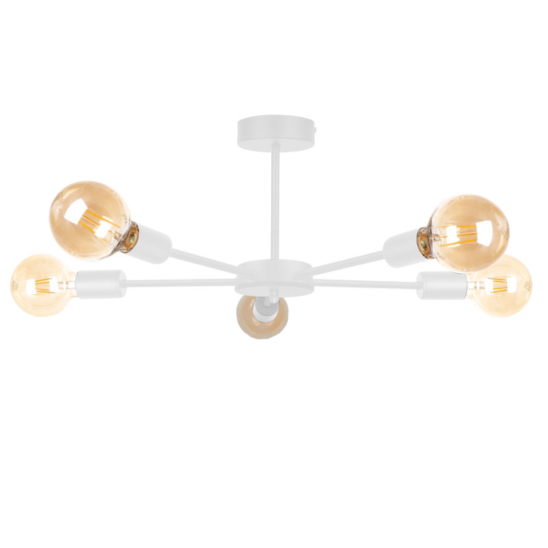 Iberia Flush Mount, White