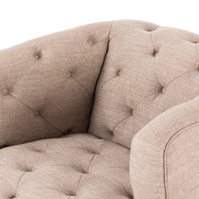 Paul Club Chair, Alcala Fawn Polyester Blend