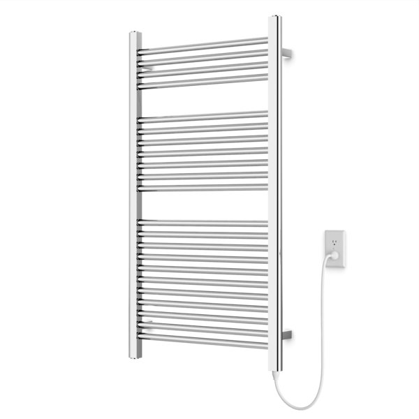 Chauffe-serviettes à brancher 44 po x 24 po Artos M11160P-CH Artby Chrome, Chrome chrome