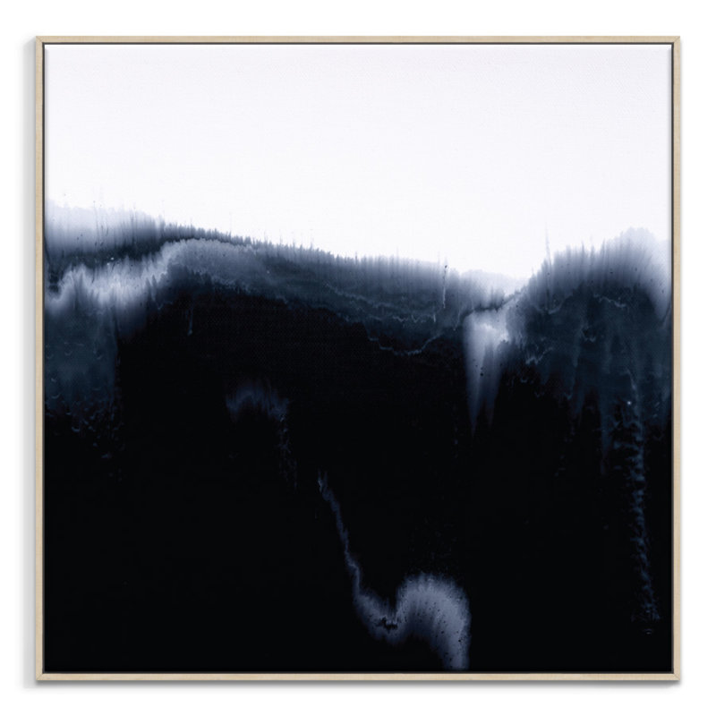 Scapes 5 by Chalie MacRae - Painting on Canvas, 41cm H x 41cm W, Timber Floater Frame