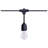 60 Foot LED String Light 24-S14 Lamps Medium Base 2200K CCT Black