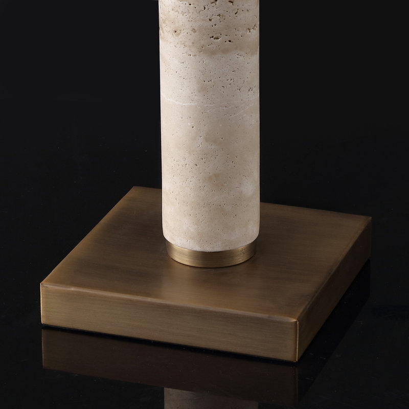 Elinora Travertine Table Lamp