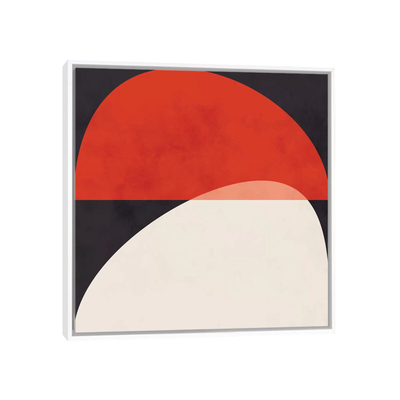 «Geometric Shapes I» par Ana Rut Bré - impression d'art graphique, Toile blanche encadrée, Aucun mat
