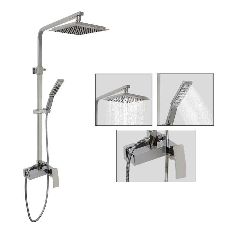 Système de douche avec valve brute