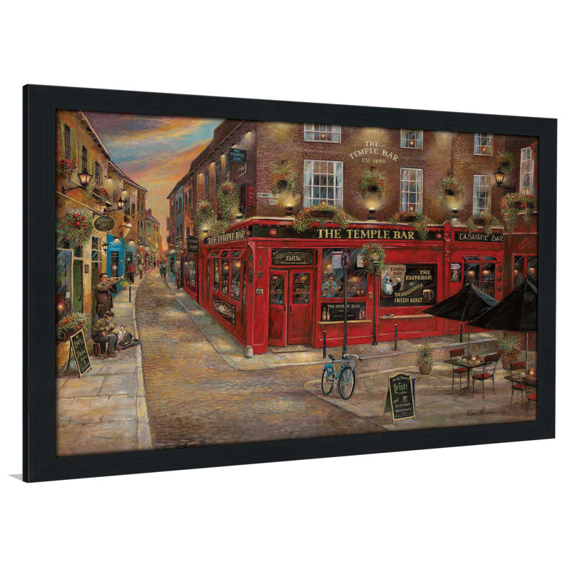 " Temple Bar " by Ruane Manning, 35.5" H x 51.5" W x 0.75" D
