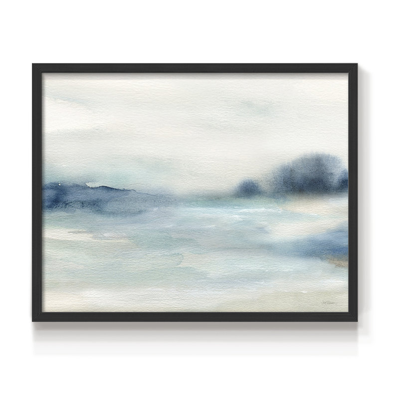 «Simply Soft Morning» - Reproduction encadrée - Restickable, Black, H 16 po x l 20 po