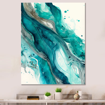 " Turquoise Waves In Paradise V "