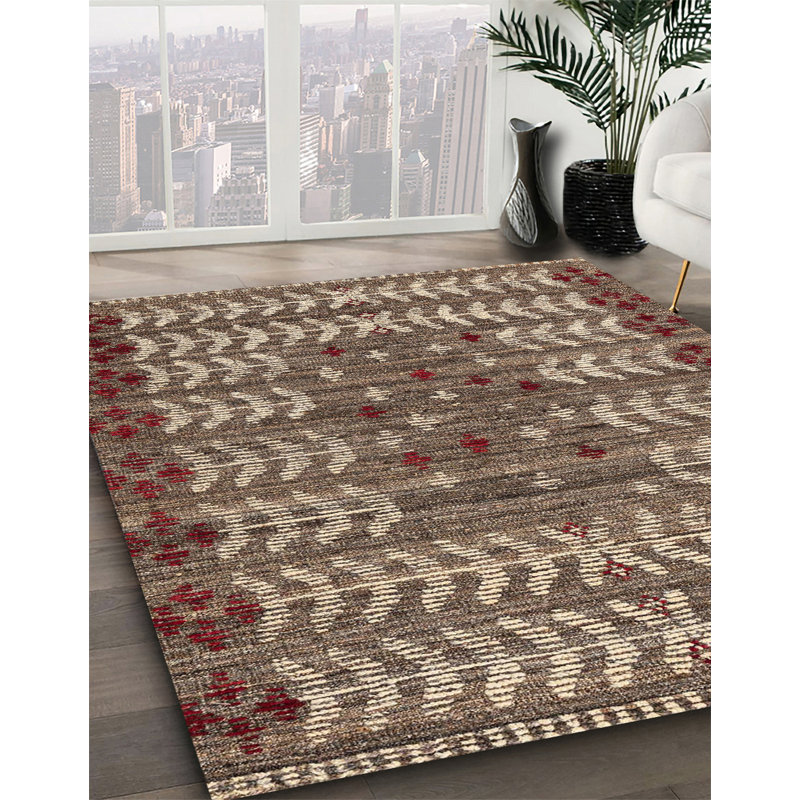 Abstract Indoor Rug, Square 6'