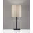 Aghvan 22"  Metal Cylinder Table Lamp With  Drum Shade-969836718-969836719