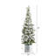 Sapin de Noël artificiel floqué 3 '