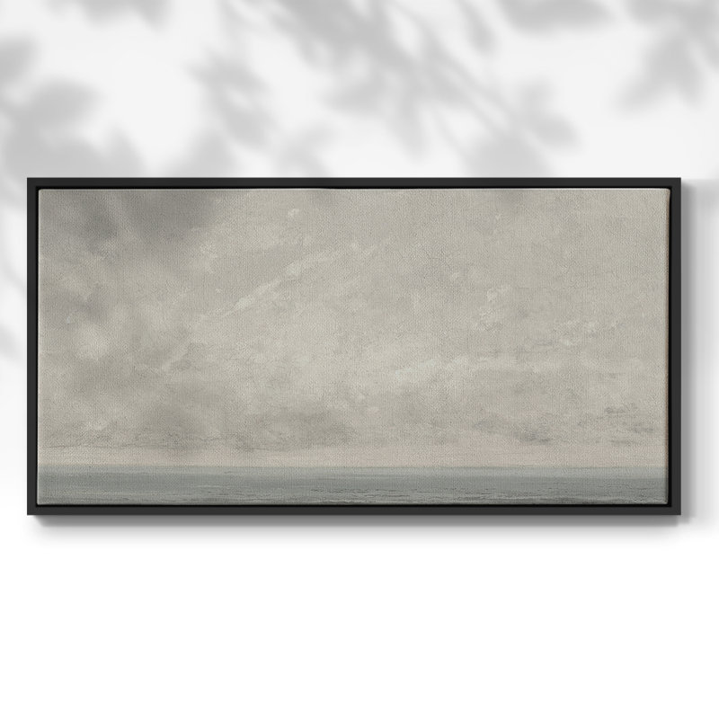 Nautical Series-CCL XXVII - Toile tendue avec châssis encadré - Prêt à être accroché, Noir, H 21 po x l 41 po