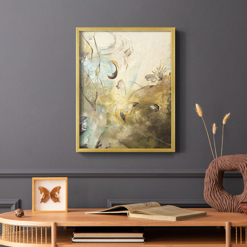 «Enchanted Garden II», reproduction encadrée - bois massif, H 10 po x l 8 po