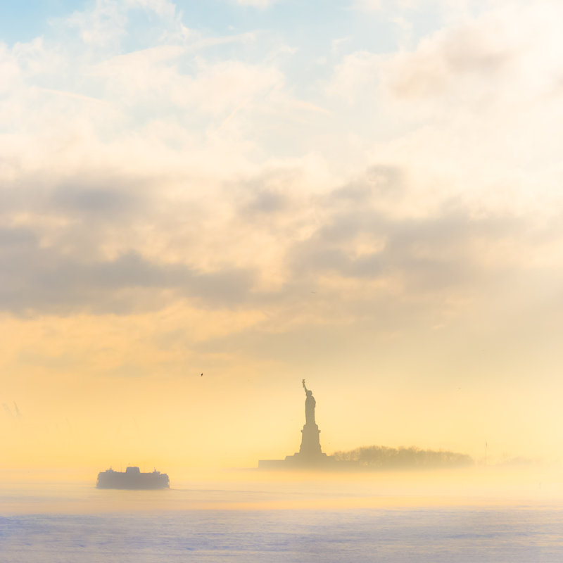 Statue Of Liberty by Kasto80 - Wrapped Canvas Print, 91cm H x 91cm W