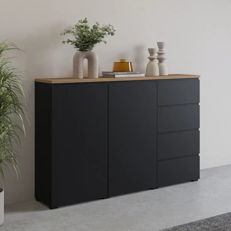 Cabinet/Enclosed Storage, Black