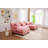 Velvet U Shape Cloud Couch With 2 Ottomans-911521997