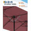 Grand parasol de patio avec base incluse-1744196072