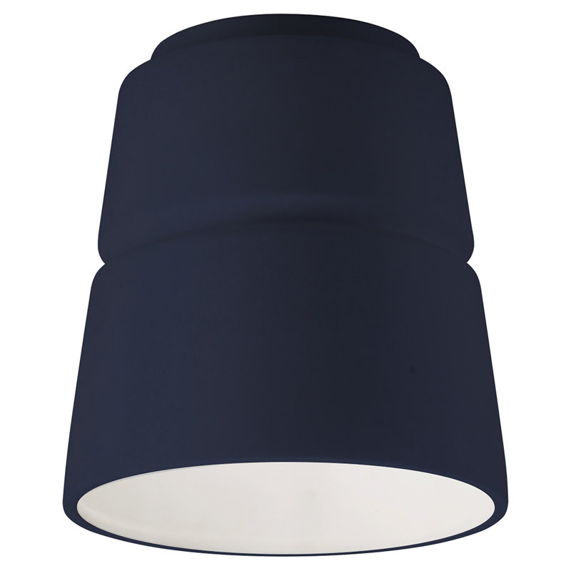 Collection Radiance - Plafonnier encastré en céramique Cone, Patine antique, Incandescente (non incluse)