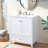 30'' White Modern Free-Standing Single Bathroom Vanity Set