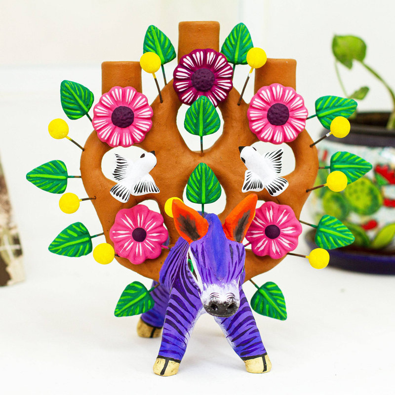 Bungalow rose Tlane Burro et candélabre en céramique