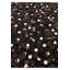 Tapis brun chocolat Jed