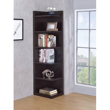 Millwood Pines Aleksis Corner Storage Bookcase