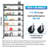 48'' W Steel Height -Adjustable Shelving Unit