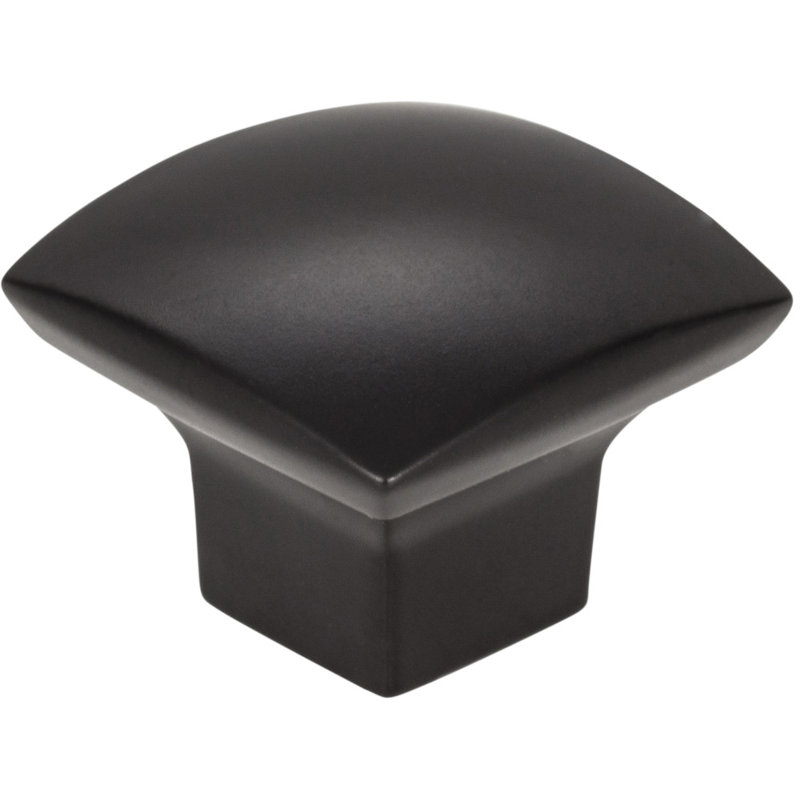 Sonoma 1 1/16" Length Square Knob, Matte Black