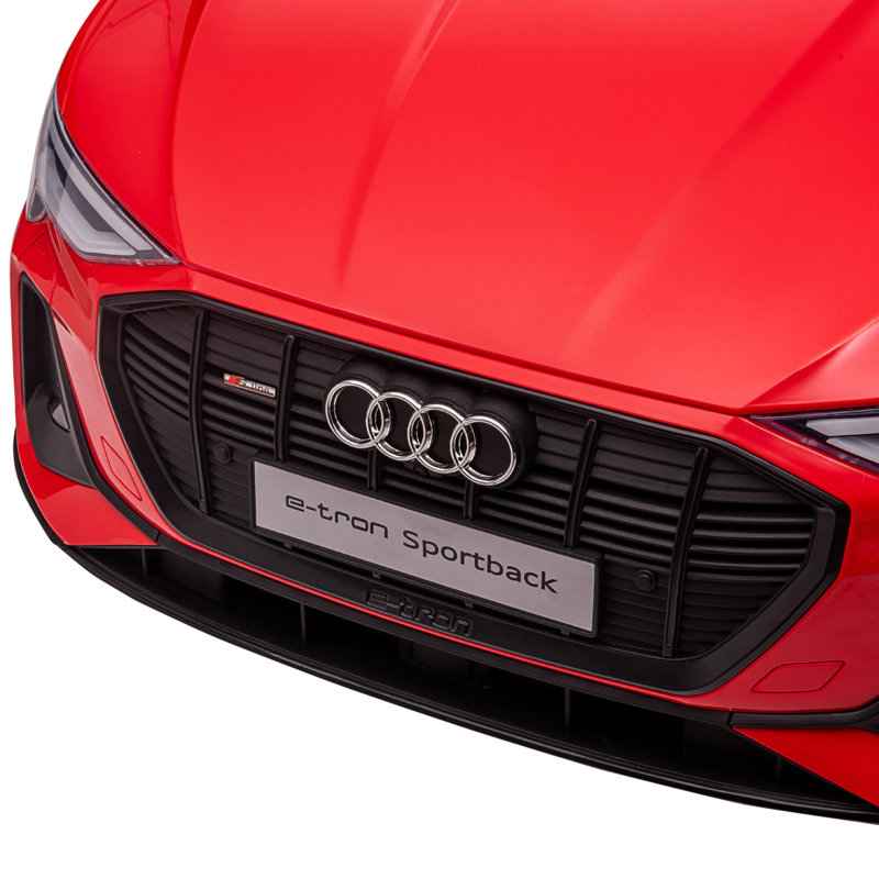 Red 12V Audi E-tron Sportback Kids Ride-On Car
