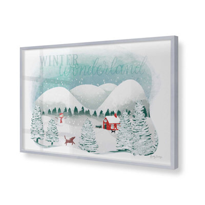 Rustic Winter Wonderland, reproduction encadrée