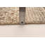 Tapis unique en laine noué à la main beige et gris nouvel âge 5 pi 2 po x 8 pi Iqbaal