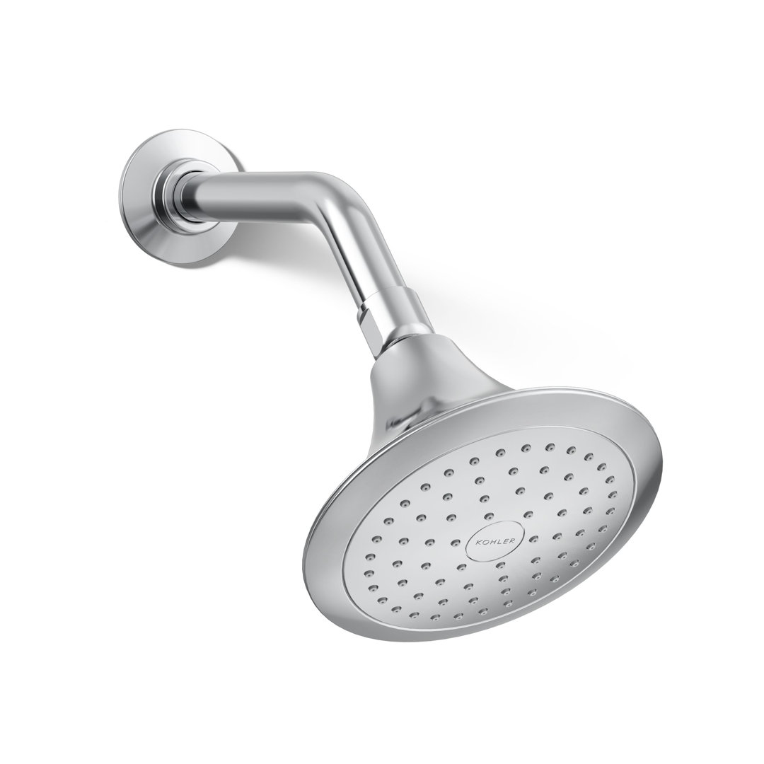Forte® Wall-Mount Single-Function Showerhead with 66-Nozle 5.5 Inch Sprayface, 2.5 GPM Kohler 