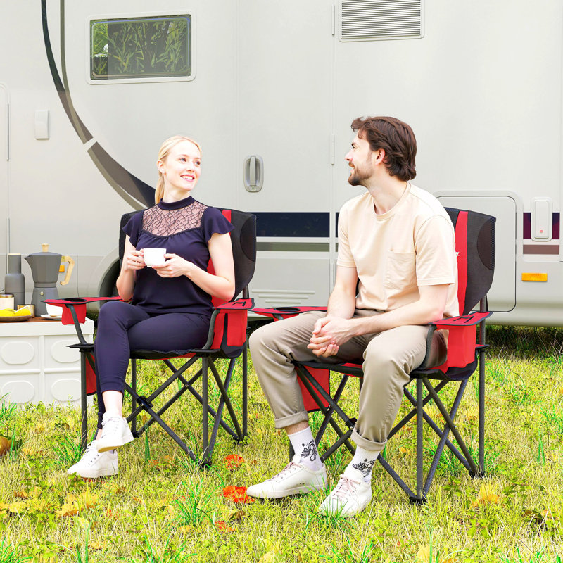 Folding Camping Chair, Red