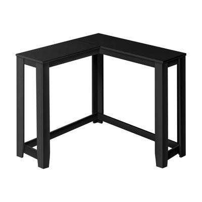 Entryway Narrow Corner Accent Table, Console For Living Room Bedroom, Black Laminate Transitional, Solid Stable 2 Table With Home Decorative Feature Accent, Bedroom And Room, Appeal, Organization