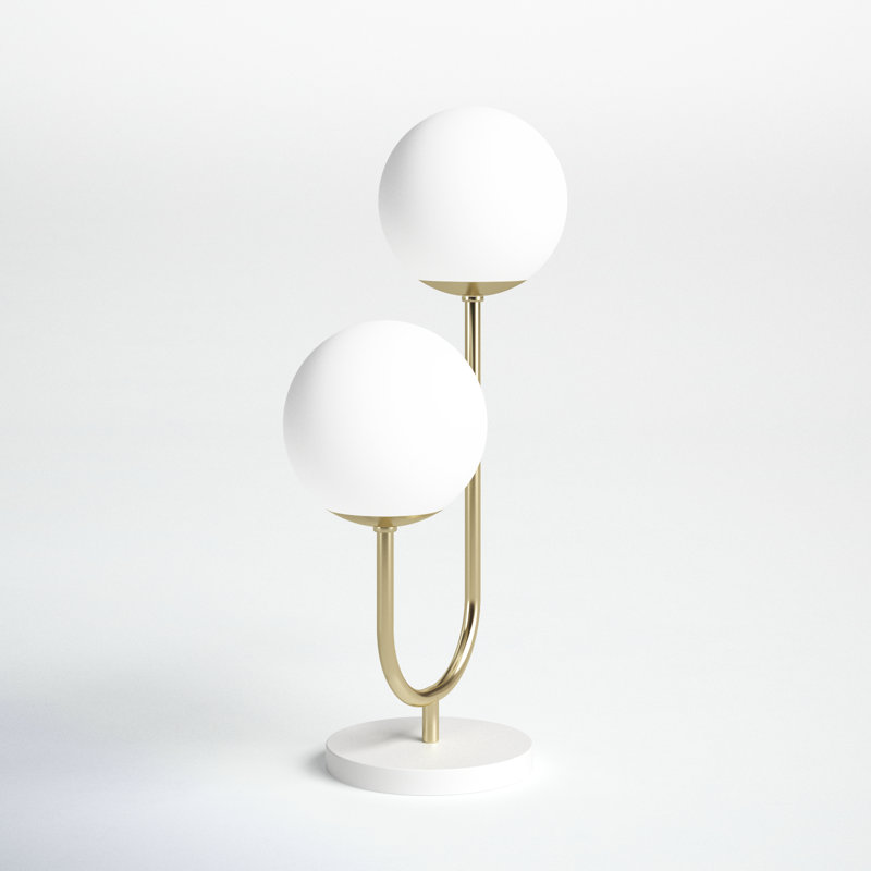Avinash Metal 2-Light Globe Table Lamp