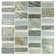 Imperial 1" x 3" Metal/Glass Random Mosaic Wall Tile