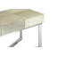 Shayna Genuine Leather Upholstered Bench