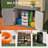 Horizontal Storage Shed with 28 Cu. Ft. Capacity, Weather Resistant