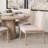 Linen Parsons Chair in Cream-1029794507
