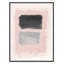 Rose et rouge chatoyant 1 - Cadre flottant, reproduction d'art sur toile-46828281-46828283