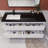 Vickye 59.05'' Single Bathroom Vanity with Plastic Top-619812332