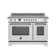 Heritage Series Induction Range 48” - 6 Heating Zones + Cast-Iron Griddle - Self-Clean Oven