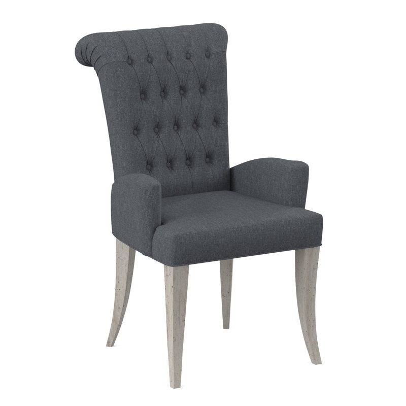 Petit fauteuil de salle à manger Gossamer, Bisque, 100% polyester Elise Harbor