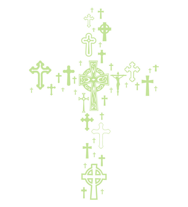 Décalcomanie murale cross collection, Tarte à la lime, H 24 po x l 16 po x P 0,01 po