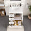 Acclaim 26 po Meuble-lavabo simple blanc avec comptoir en quartz Carrara et lavabo en porcelaine encastré-1902840199-1902840198