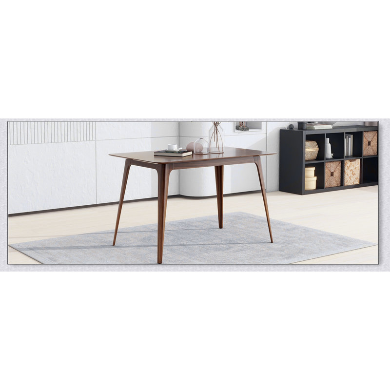 Table de salle à manger rectangulaire 1 pièce sans chaise