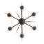 31" Wide Bordeaux 6 Light Chandelier