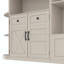 Armoire de couloir gauche / droite beige, rangement et suspension, 5 armoires, 8 tablettes, 4 crochets, imperméable, facile à installer, couleur multifonctionnelle, pour la cuisine, le couloir du salon, avec fonction d'arbre, ronde-341016972