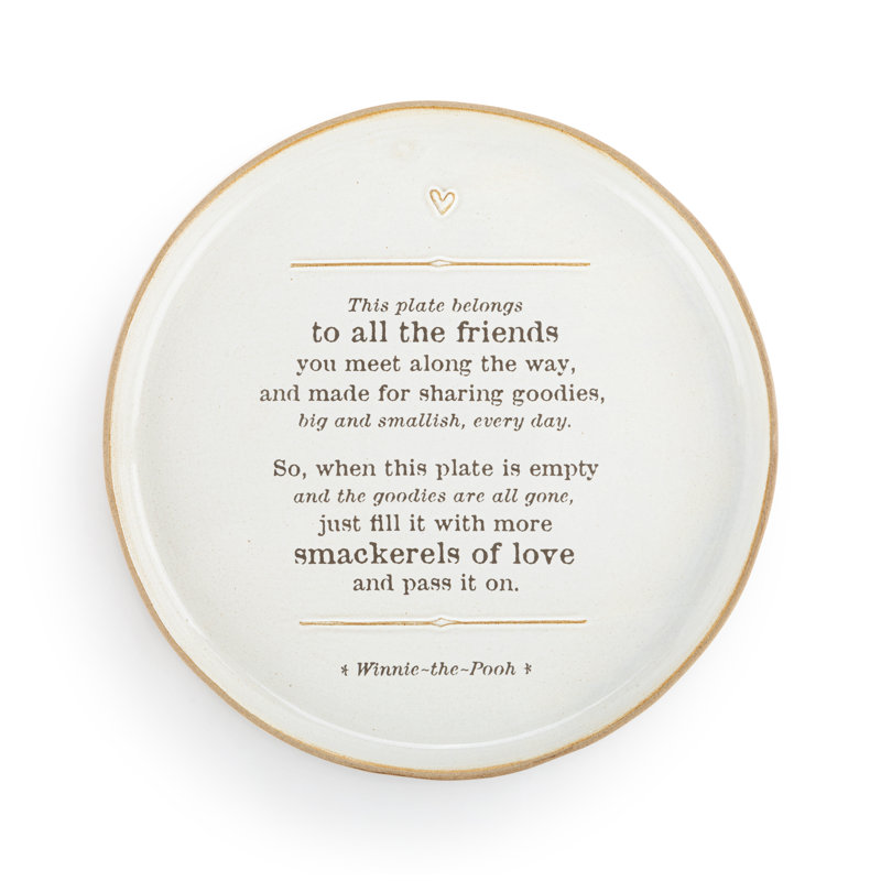 Friendship Giving Plate - 10In
