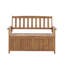 Lasse Solid Wood Acacia Outdoor Bench