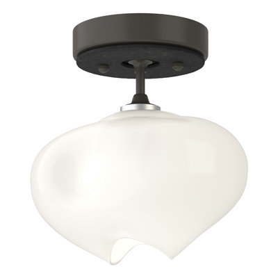 Ume Frosted Glass 1 - Light Semi Flush Mount